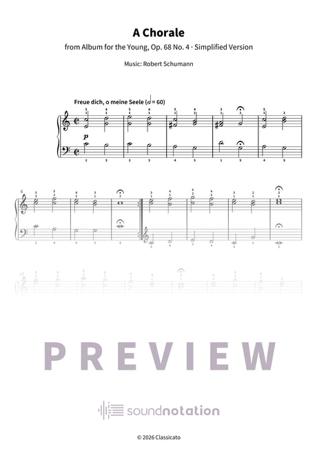 A Chorale - Preview Page 1