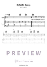 Hjulen På Bussen - Preview Page 1