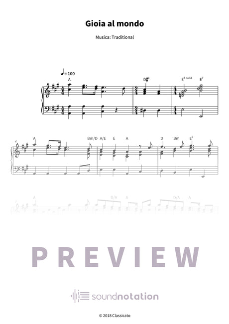 Gioia al mondo - Preview Page 1