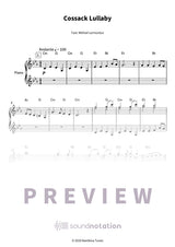 Cossack Lullaby - Preview Page 1