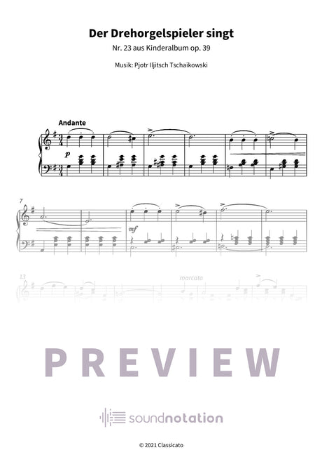 Der Drehorgelspieler singt - Preview Page 1
