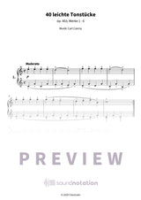 40 leichte Tonstücke - Preview Page 1