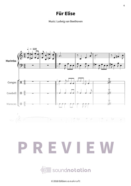 Für Elise - Preview Page 1
