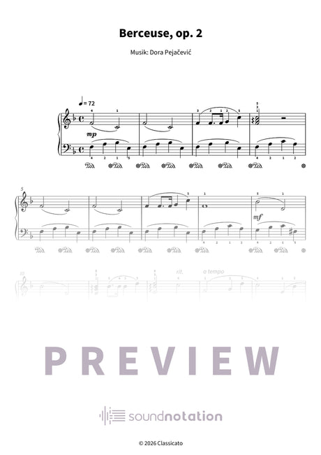 Berceuse - Preview Page 1
