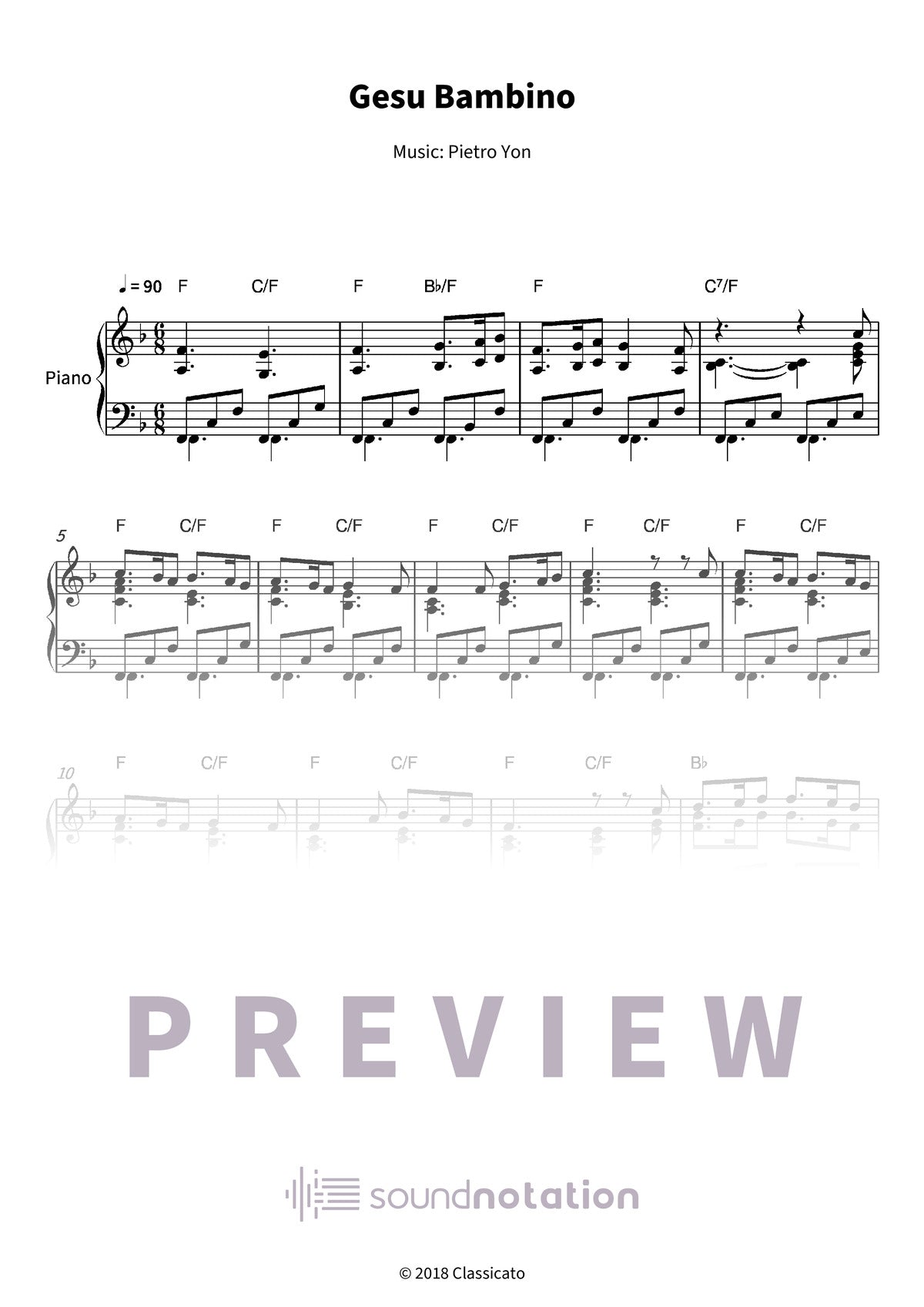 Gesu Bambino - Preview Page 1