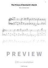 The Prince of Denmark's March - Preview Page 1