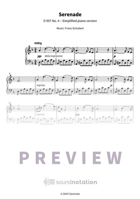 Serenade - Preview Page 1