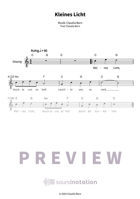 Kleines Licht - Preview Page 1