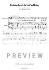 Ein Jeder kennt die Lieb' auf Erden - Preview Page 1