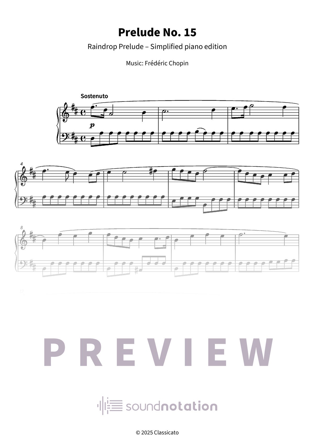 Prelude No. 15 - Preview Page 1