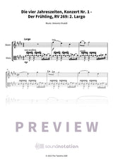 Die vier Jahreszeiten, Konzert Nr. 1 - Der Frühling - Preview Page 1