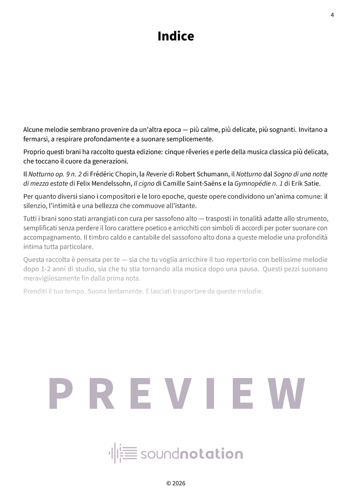 Suoni delicati sull’alto sax - Preview Page 1
