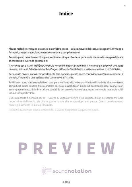 Suoni delicati sull’alto sax - Preview Page 1