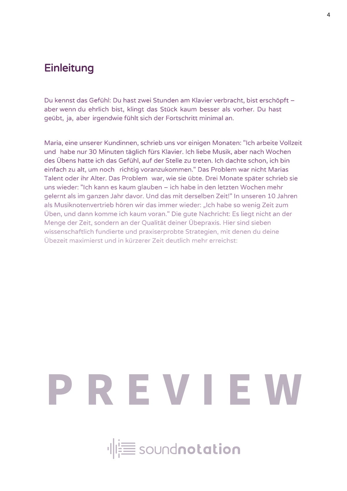 Effektiv Üben - Preview Page 1