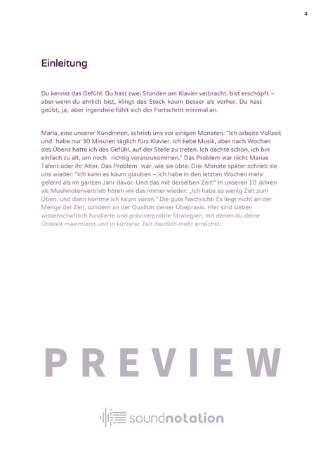 Effektiv Üben - Preview Page 1