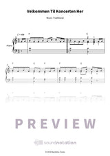 Velkommen Til Koncerten Her - Preview Page 1