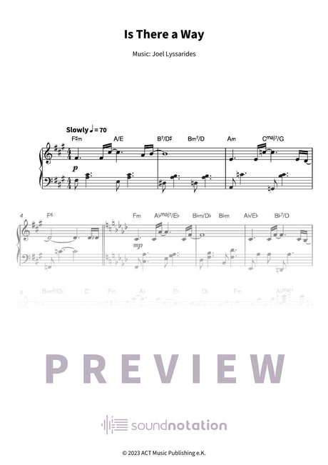Is There a Way - Preview Page 1