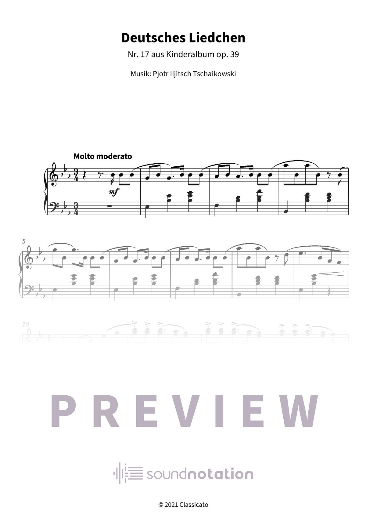 Deutsches Liedchen - Preview Page 1