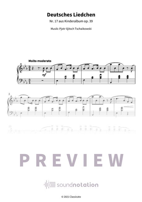 Deutsches Liedchen - Preview Page 1