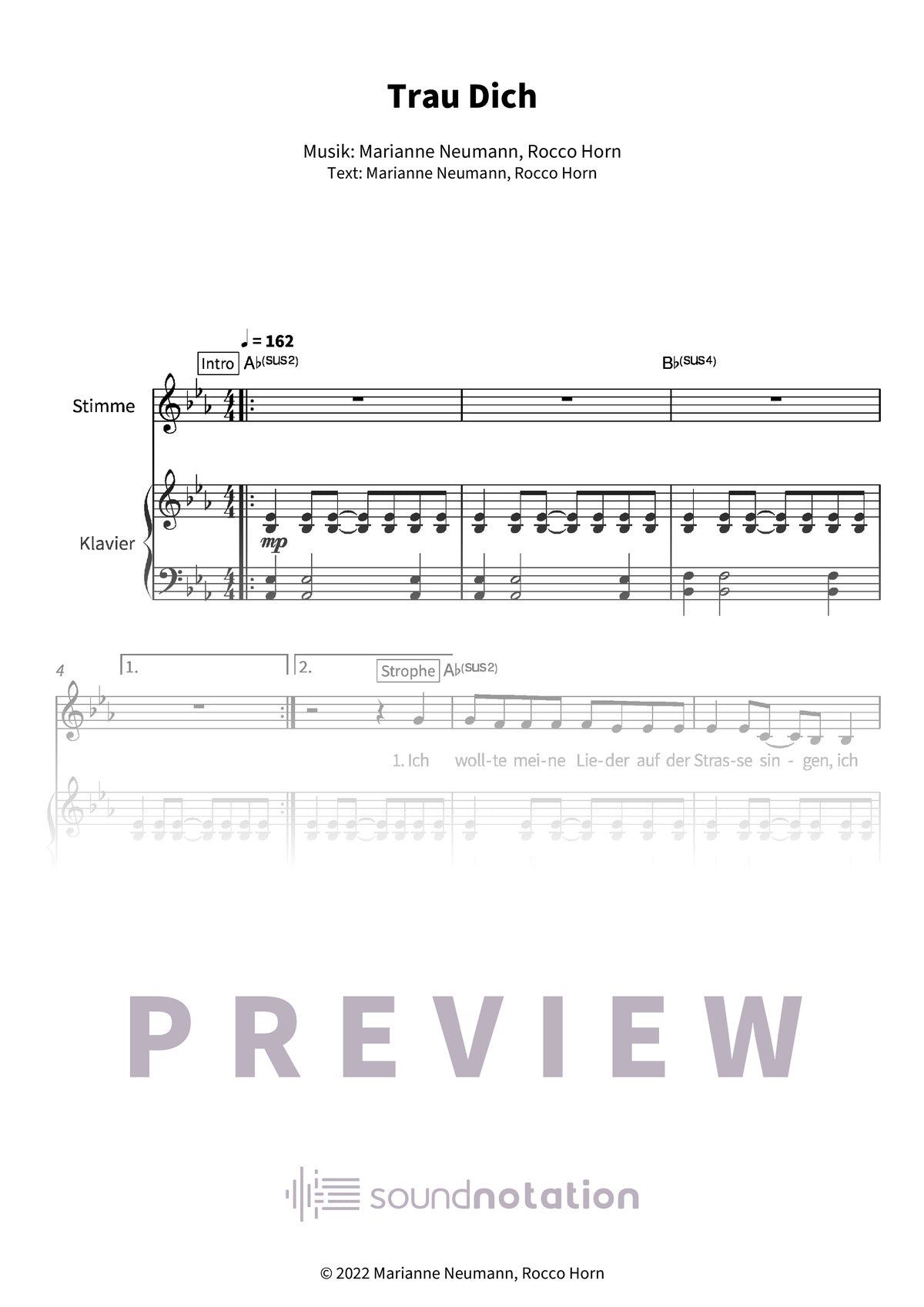 Trau Dich - Preview Page 1