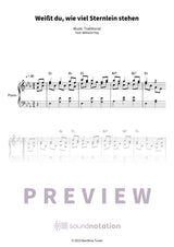 Weißt du, wie viel Sternlein stehen - Preview Page 1