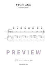 Old Gaelic Lullaby - Preview Page 1