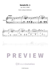 Sonate Nr. 1 - Preview Page 1