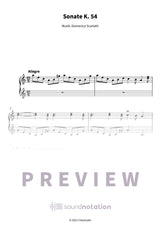 Sonate K. 54 - Preview Page 1