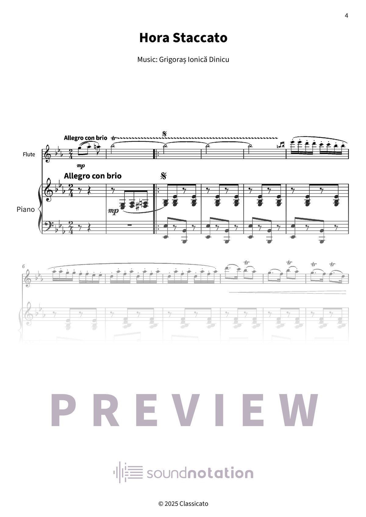 Hora Staccato - Preview Page 1