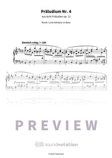 Präludium Nr. 4 - Preview Page 1