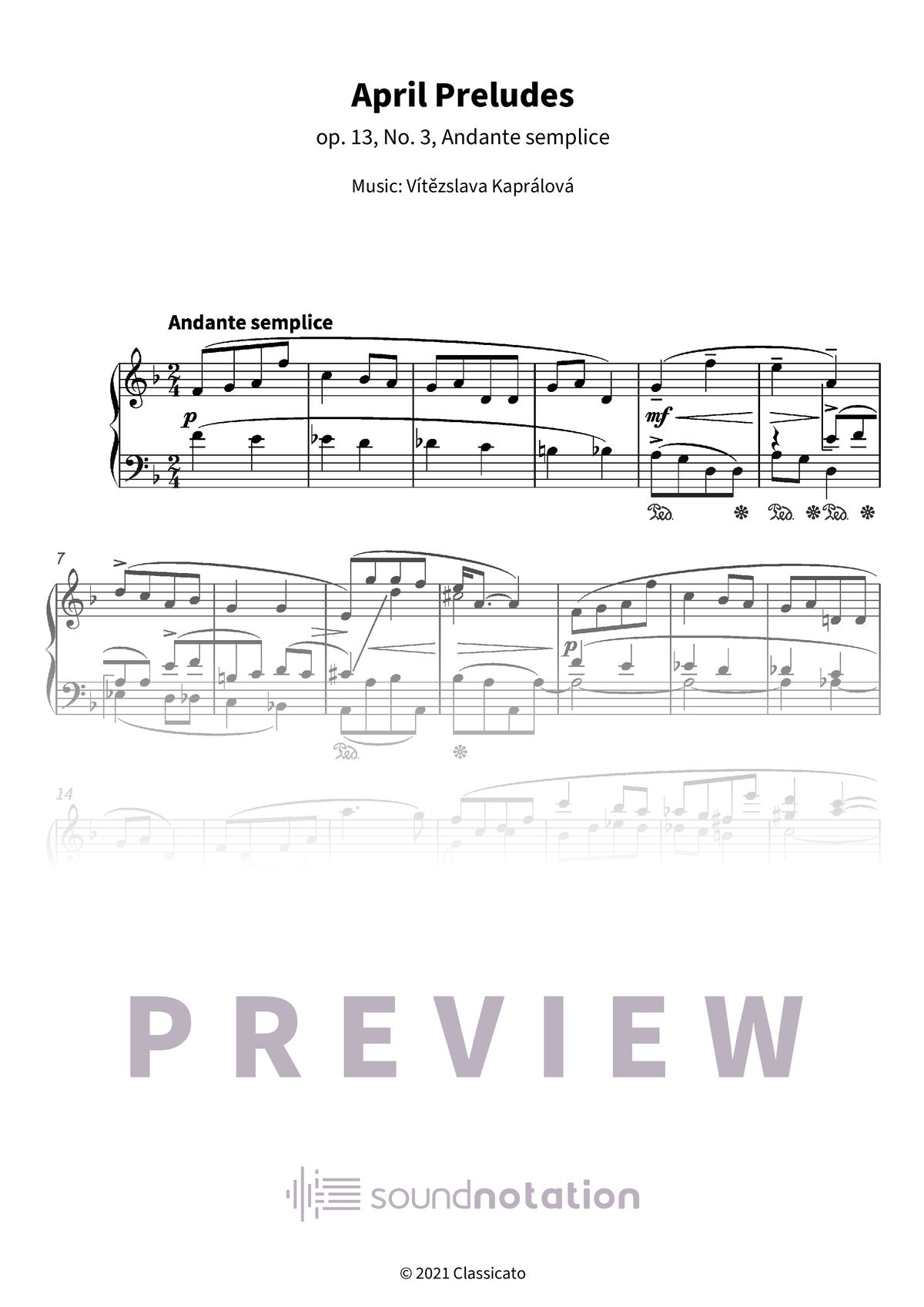 April Preludes - Preview Page 1
