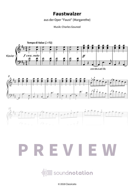 Faustwalzer - Preview Page 1