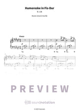 Humoreske in Fis-Dur - Preview Page 1