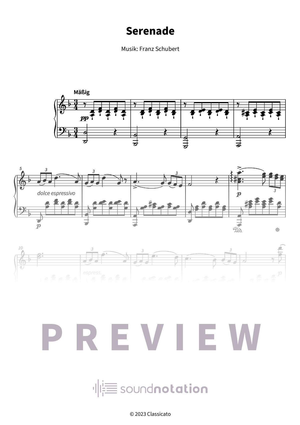 Serenade - Preview Page 1