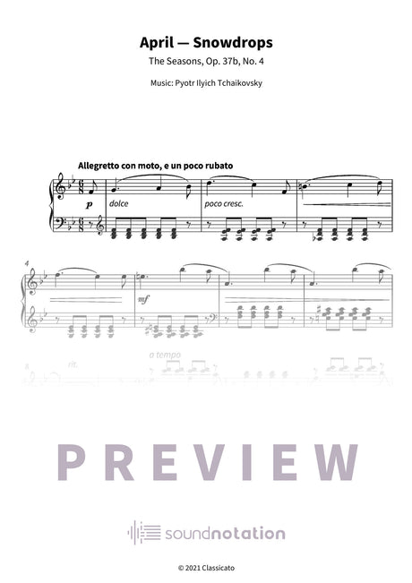 April — Snowdrops - Preview Page 1
