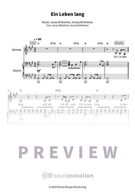 Ein Leben lang - Preview Page 1