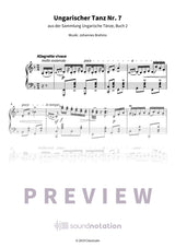 Ungarischer Tanz Nr. 7 - Preview Page 1