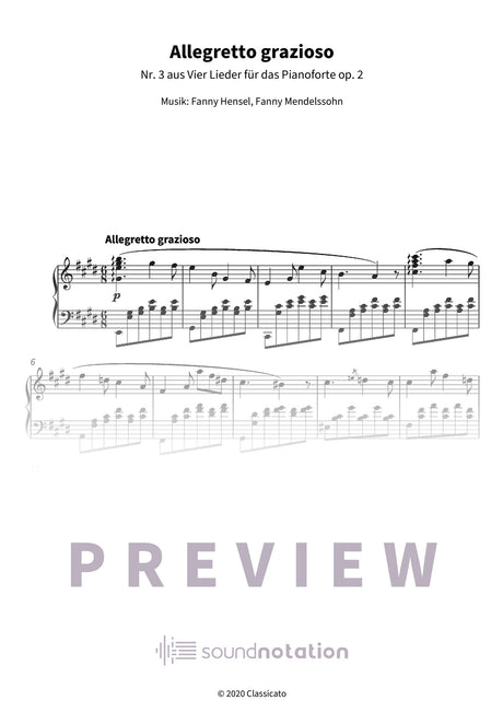 Allegretto grazioso - Preview Page 1