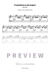 Praeludium en do majeur - Preview Page 1