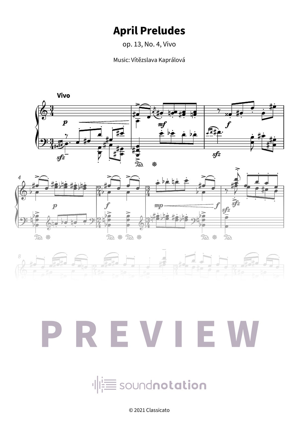 April Preludes - Preview Page 1