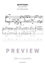 April Preludes - Preview Page 1