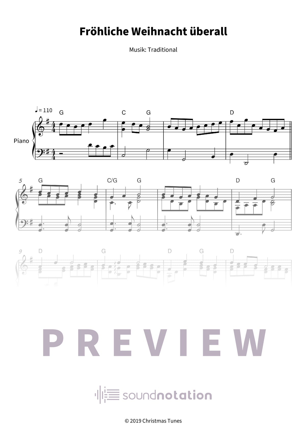 Fröhliche Weihnacht überall - Preview Page 1