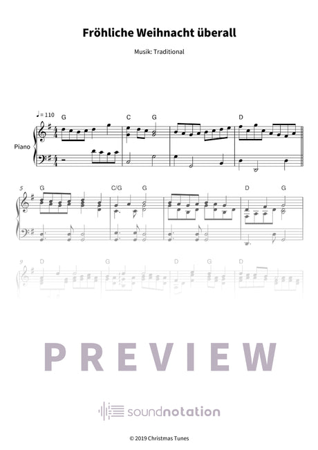 Fröhliche Weihnacht überall - Preview Page 1