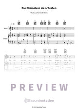 Die Blümelein sie schlafen - Preview Page 1