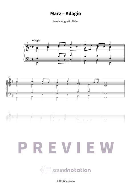 März – Adagio - Preview Page 1