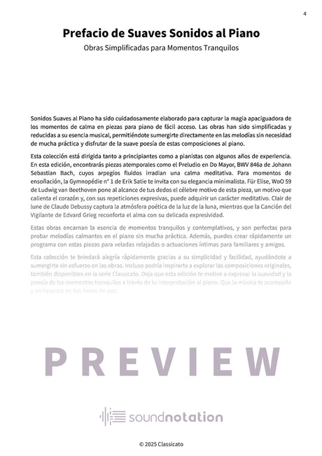 Suaves Sonidos al Piano - Preview Page 1