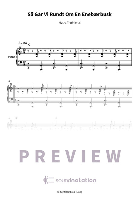 Så Går Vi Rundt Om En Enebærbusk - Preview Page 1