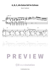 A, B, C, die Katze lief im Schnee - Preview Page 1