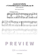 Canção da Colheita - Preview Page 1