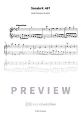 Sonate K. 467 - Preview Page 1
